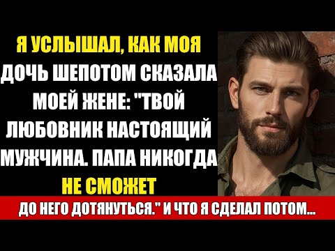 Видео: Я УСЛЫШАЛ, КАК МОЯ ДОЧЬ ШЕПОТОМ СКАЗАЛА МОЕЙ ЖЕНЕ: "ТВОЙ ЛЮБОВНИК НАСТОЯЩИЙ МУЖЧИНА. ПАПА НИКОГДА...