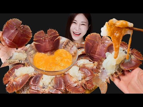 Видео: Морская огурцовка Roe + Сырый вентилятор Лобстер Едят СУНДЫ Мукбанг