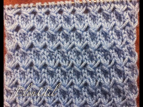 Видео: УРОК 61. ЗВЕЗДОЧКИ В РЯД ЛЕГКИЙ УЗОР СПИЦАМИ ДЛЯ КОФТ И ПЛЕДОВ