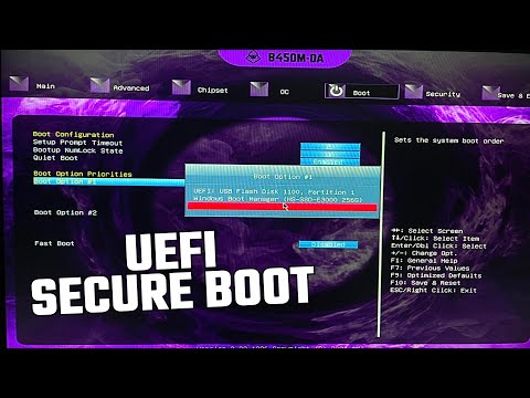 Видео: Как включить UEFI и БЕЗОПАСНУЮ ЗАГРУЗКУ на материнских платах MANCER, Gigabyte и MSI!! (БЕЗОПАСНА...