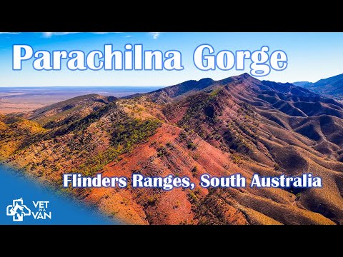 Видео: Экскурсия по ущелью Парачилна с бесплатным лагерем и шахтой Блинман | Flinders Ranges SA