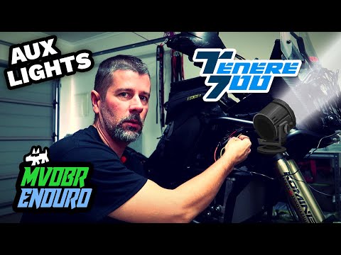 Видео: Tenere 700: Выключение вспомогательного освещения Переключатель дальнего света