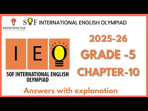 Видео: Международная олимпиада по английскому языку (IEO) | Класс 5 | Глава 10 | Союзы | Олимпиада IEO 2...