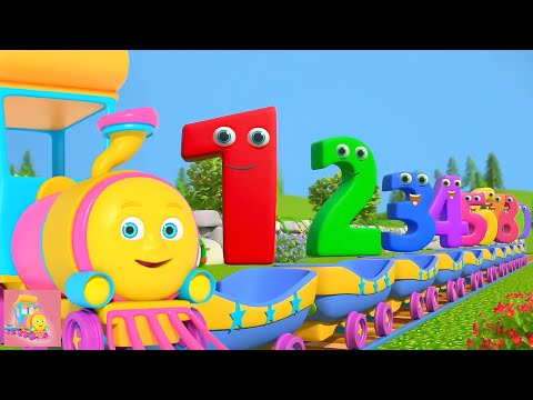 Видео: Учимся считать с песней Numbers Song | Сборник для детей (17 минут)