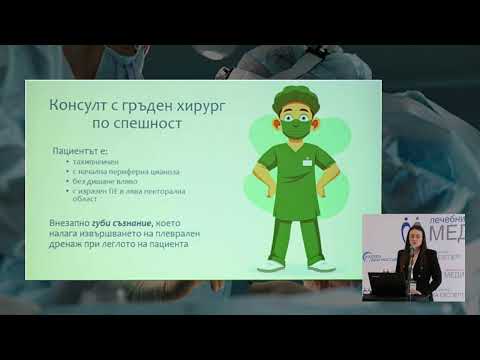 Видео: 65. Поведение при ятрогенен тензионен пневмоторакс с масивен подкожен емфизем,...