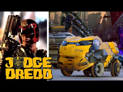 Видео: Фантастические автомобили в фильме «Судья Дредд» (Judge Dredd) 1995г.