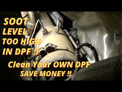 Видео: Как очистить сажевый фильтр на Mercedes/Dodge Sprinter. Слишком высокое содержание сажи в сажевом...