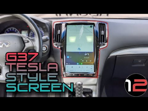 Видео: Мастер-класс 12 || Infiniti G37 || 13,6-дюймовый экран в стиле Tesla || Видео по установке