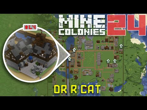Видео: 🔨 Строитель 4 уровня 24 - Колониальная жизнь MineColonies
