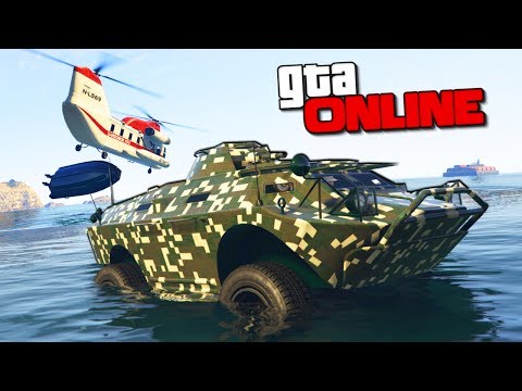 Видео: ШТУРМ ЗАТОНУВШЕГО КОРАБЛЯ НА БТР В GTA 5 ONLINE - МИССИИ ИЗ DLC ТОРГОВЛЯ ОРУЖИЕМ