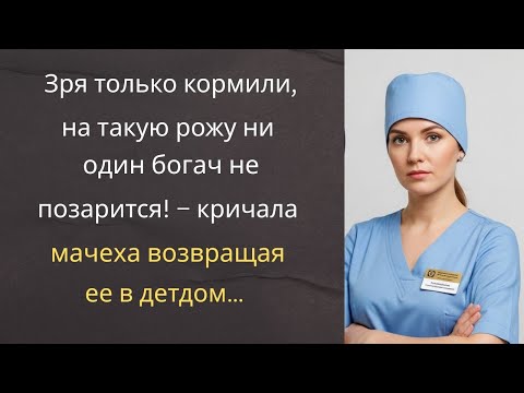 Видео: Зря только кормили, на такую рожу ни один богач не позарится! – кричала мачеха возвращая ее вдетдом.