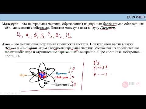 Видео: Основные понятия химии тема 1