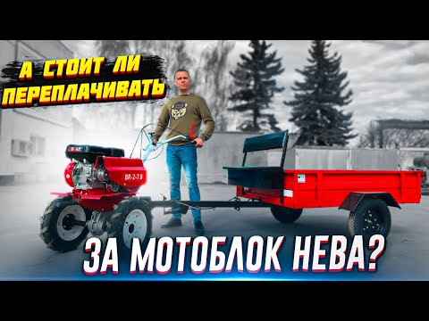 Видео: А СТОИТ ЛИ ПЕРЕПЛАЧИВАТЬ ЗА МОТОБЛОК  НЕВА??? Мотоблок BRAIT BR-2 (7,8 л.с.)