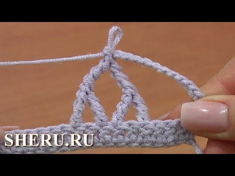 Видео: Комплексный или сложный столбик - Азы крючком Урок 25