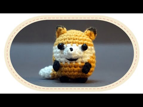 Видео: Вязаная лисичка амигуруми. Crochet amigurumi fox.