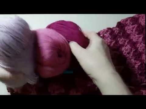 Видео: Как связать кардиган крючком в стиле "бохо" - "ленивым" жаккардом. Мастер класс.   Часть 2