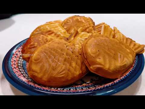 Видео: Корейская вафельница "Рыбки с начинкой". Рецепт.