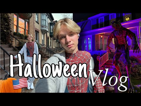 Видео: Мой Halloween vlog из Америки🎃