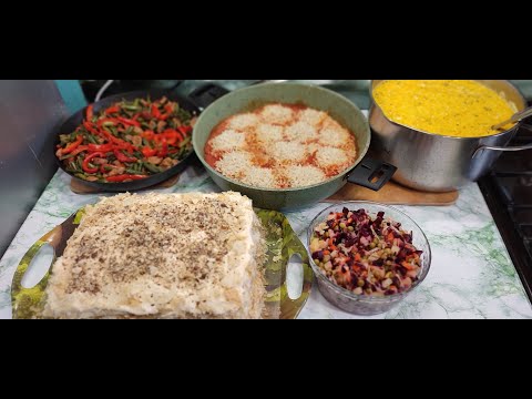 Видео: Наготовила !!! Меню на 2 - 3 дня !!! / I 've prepared it !!! Menu for 2-3 days!!!
