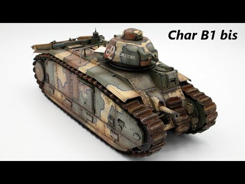 Видео: Средний танк Char B1 bis, Франция, 1935 год