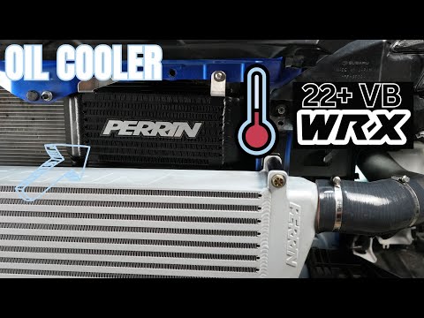 Видео: Масляный радиатор VB WRX, полный комплект Perrin с линиями AN, пошаговая инструкция по установке....