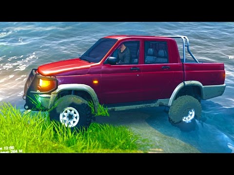 Видео: УАЗ ХАНТЕР против УАЗ СИМБИР - SPINTIRES