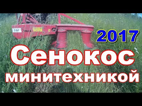 Видео: Заготовка сена минитехникой 2017// Жизнь в деревне.