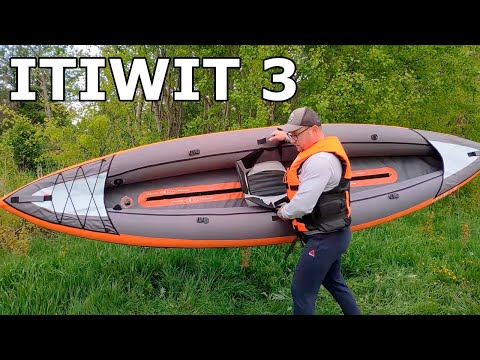 Видео: Тестовый сплав на каяке ITIWIT 3 по реке Воронеж | ITIWIT 3 - Kayaking on the Voronezh river. Russia
