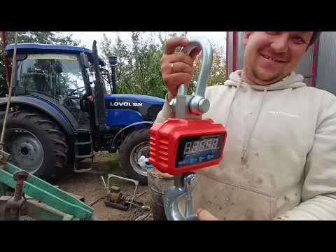 Видео: Нова цяцька на 3 тони , Кранові ваги VAGAR Н3