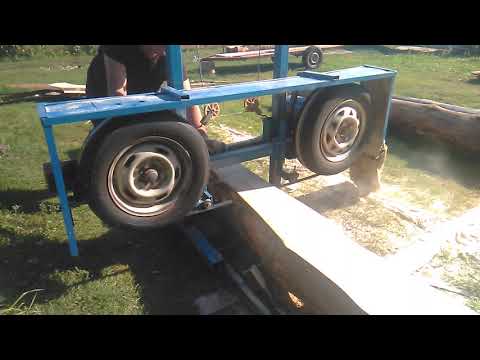 Видео: Самодельная пилорама. Пол года в работе