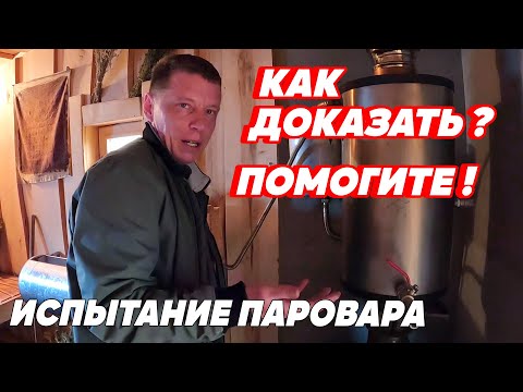 Видео: КАК доказать? ПОМОГИТЕ! Парение БЕЗ ПОДДАЧИ в каменку. Испытание паровара.