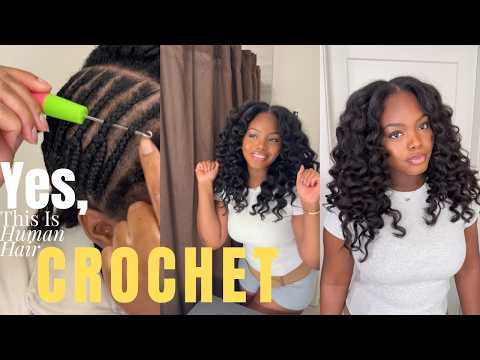 Видео: Новый метод! | Вязание крючком для начинающих из натуральных волос | Горячие косы