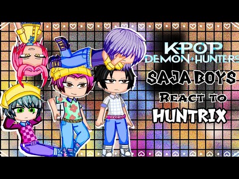 Видео: Saja Boys react to Huntrix/Ships/Kpop demon hunters react/К-поп охотники на демонов реакция/2x speed