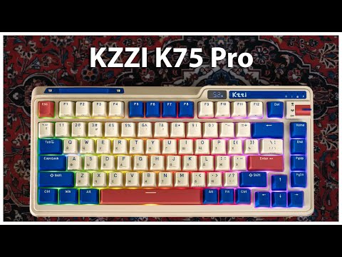 Видео: KZZI K75 Pro Rhine Moment Linear Switch | Выглядит ещё лучше, чем на картинке