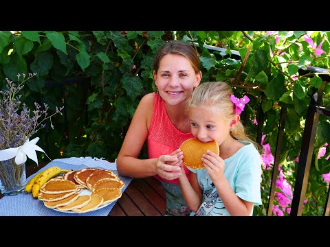 Видео: Банановые Оладьи (Оладушки ) Быстрый и вкусный завтрак
