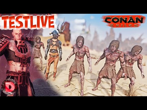 Видео: Conan Exiles ЖЕСТКИЕ ТЕСТЫ РАБАМ Age of Sorcery Testlive