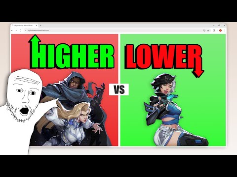 Видео: Я сделал Marvel Rivals Higher Lower... это почти сломало меня