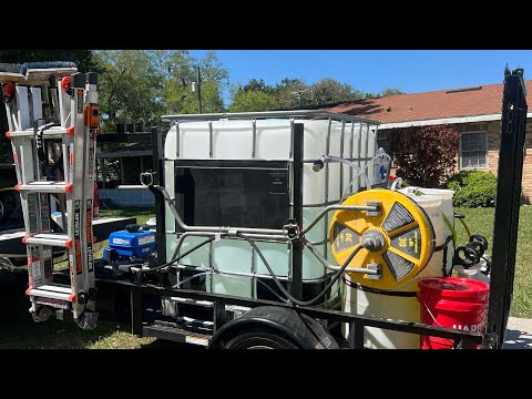 Видео: Обзор прицепа для мойки высокого давления 5x8 (бюджетная сборка)