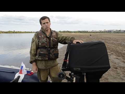 Видео: Отличная тележка для тяжелых  лодочных моторов