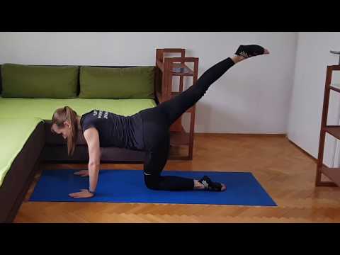 Видео: 5 минути вежби за задник - Драгана FITLIFE