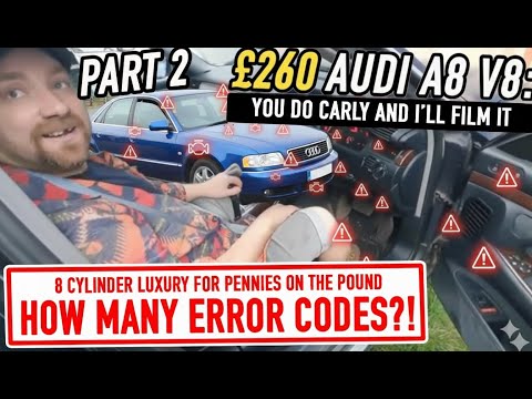 Видео: Насколько плох мой Audi V8 за 260 фунтов стерлингов? (Часть 2)