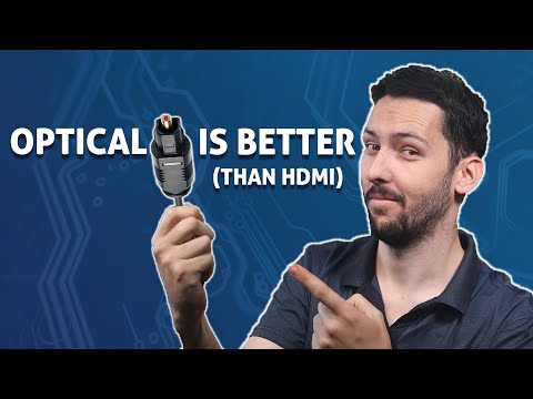 Видео: Оптический кабель может быть лучше HDMI ARC для вас... Вот почему