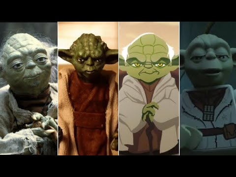 Видео: Эволюция Йоды в мультфильмах и кино