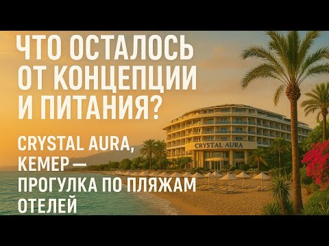 Видео: Отель на грани закрытия: день в Crystal Aura 5*. Доедаем остатки. Пляжи Кемера в ноябре.