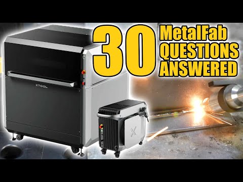 Видео: Вопросы и ответы по xTool MetalFab: 30 вещей, которые вам нужно знать