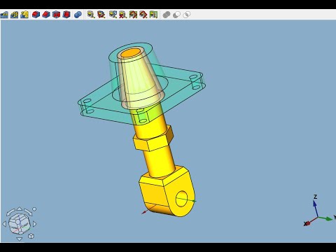 Видео: FreeCAD Часть 118. Пример создания модели
