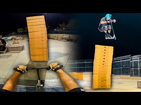 Видео: Испытание прыжков в высоту на самокате ENVY