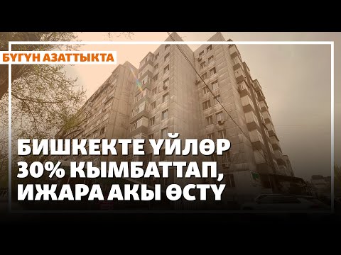 Видео: Бишкекте үйлөр 30% кымбаттап, ижара акы өстү | Жаңылыктар | 30.10.2025