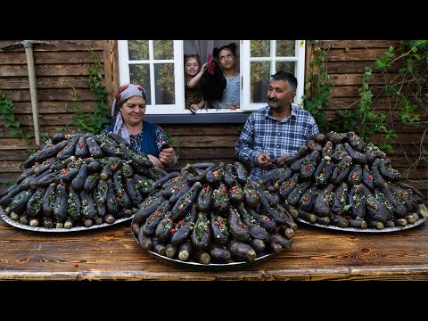 Видео: Сохраняем Фаршированные Баклажаны, Чтобы Наслаждаться Целый Год 🍆✨