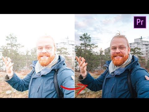 Видео: Как исправить ПЕРЕЭКСПОЗИРОВАННОЕ видео в Premiere Pro!